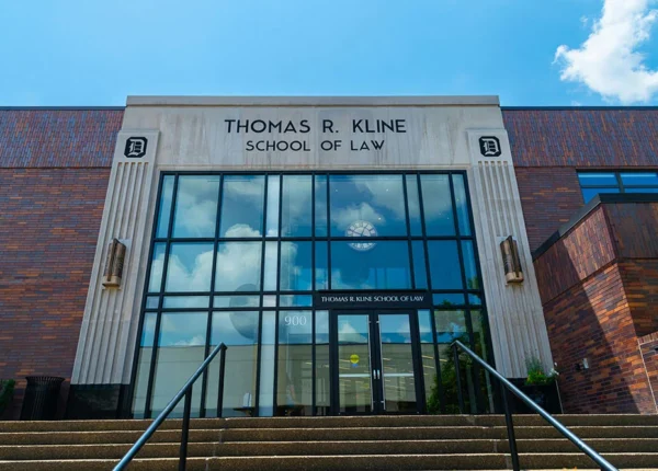 Entrance of Thomas R. Kline School of Law