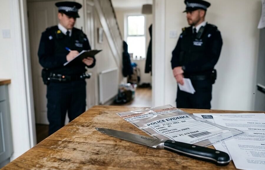 can police seize knives from your home UK